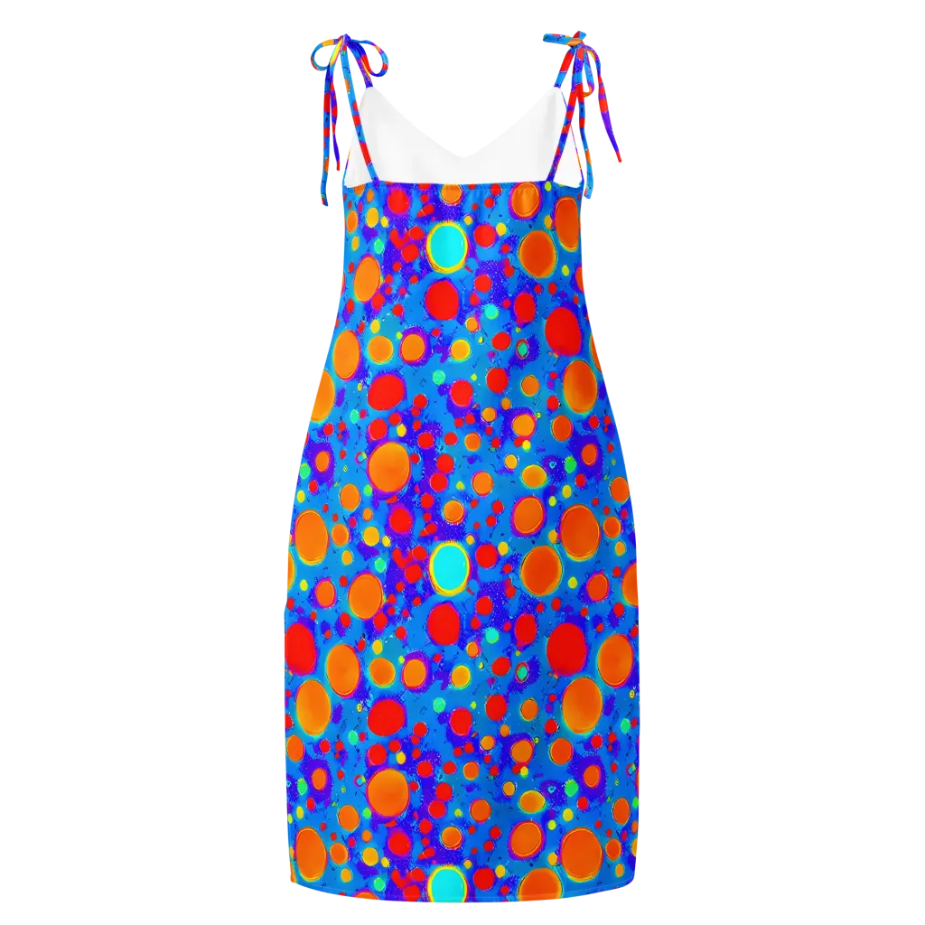 Chromatic Bubblebath on Slip Dress — Back