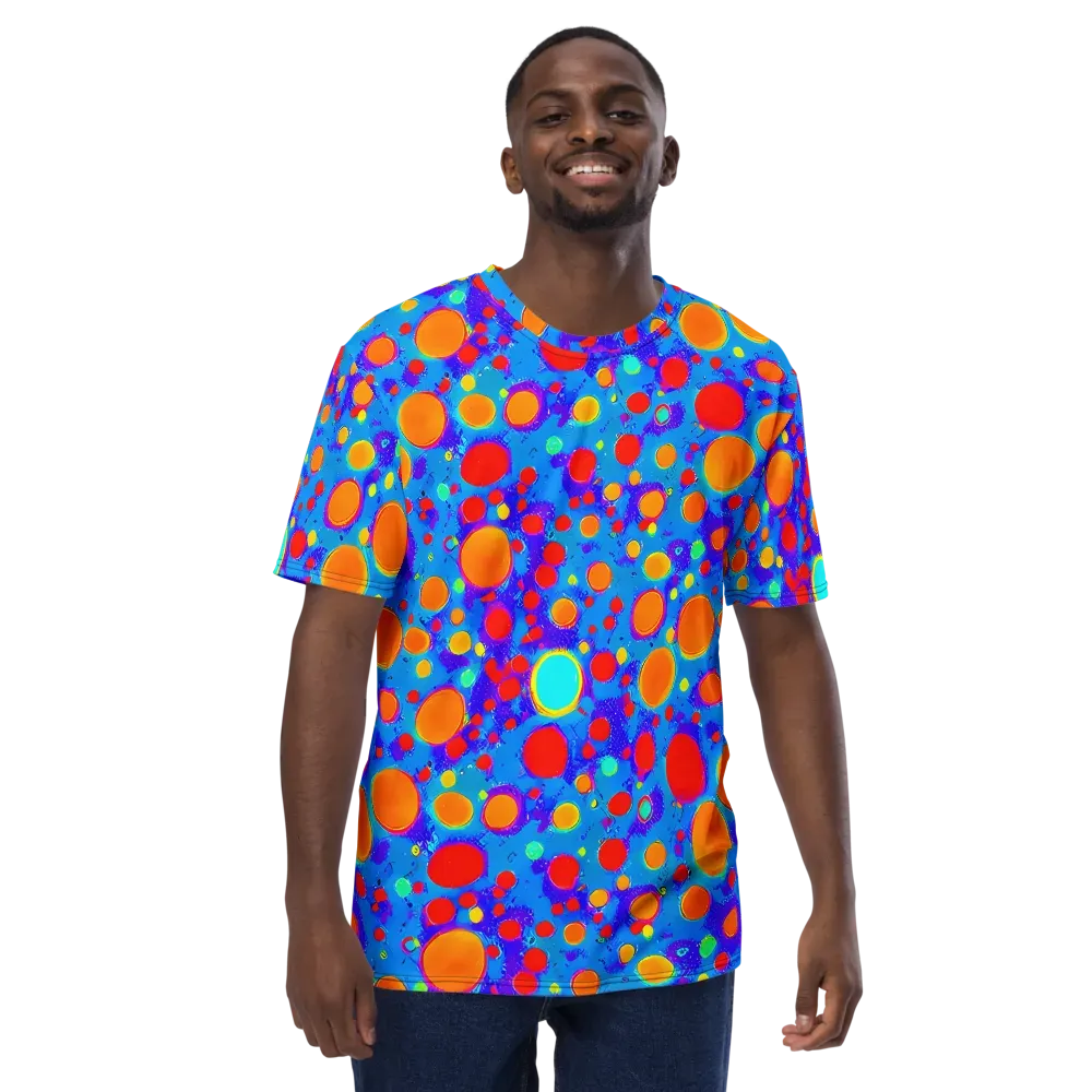 Chromatic Bubblebath on Men's Crew Neck T-Shirt — Front