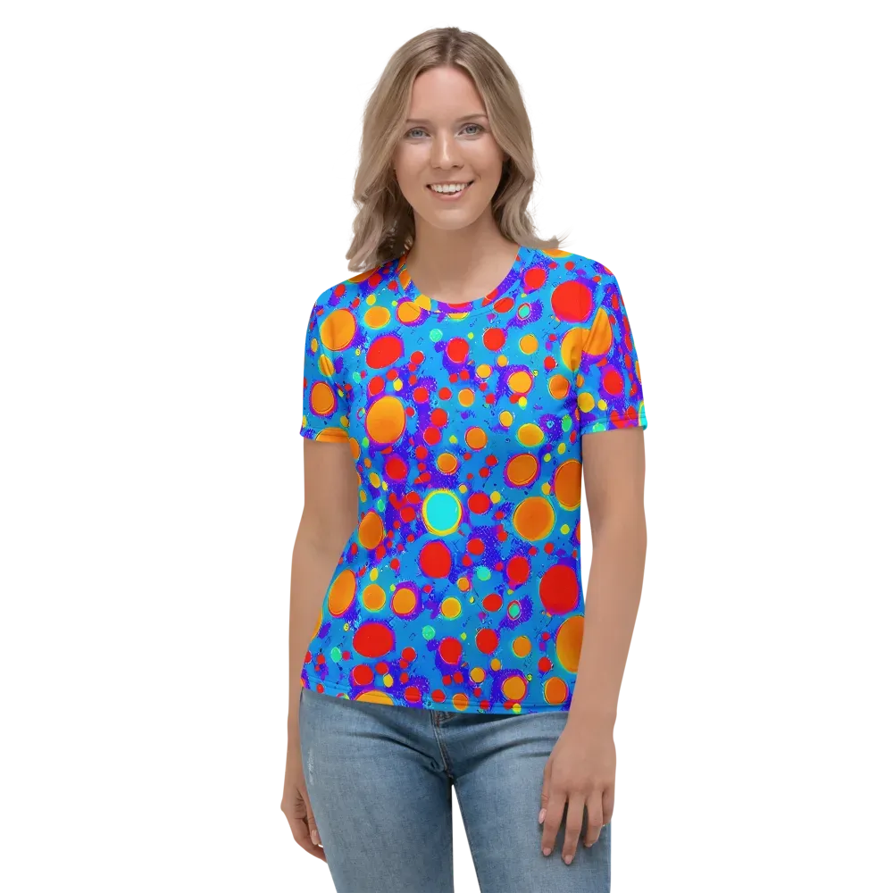 Chromatic Bubblebath on Women's Crew Neck T-Shirt — Front