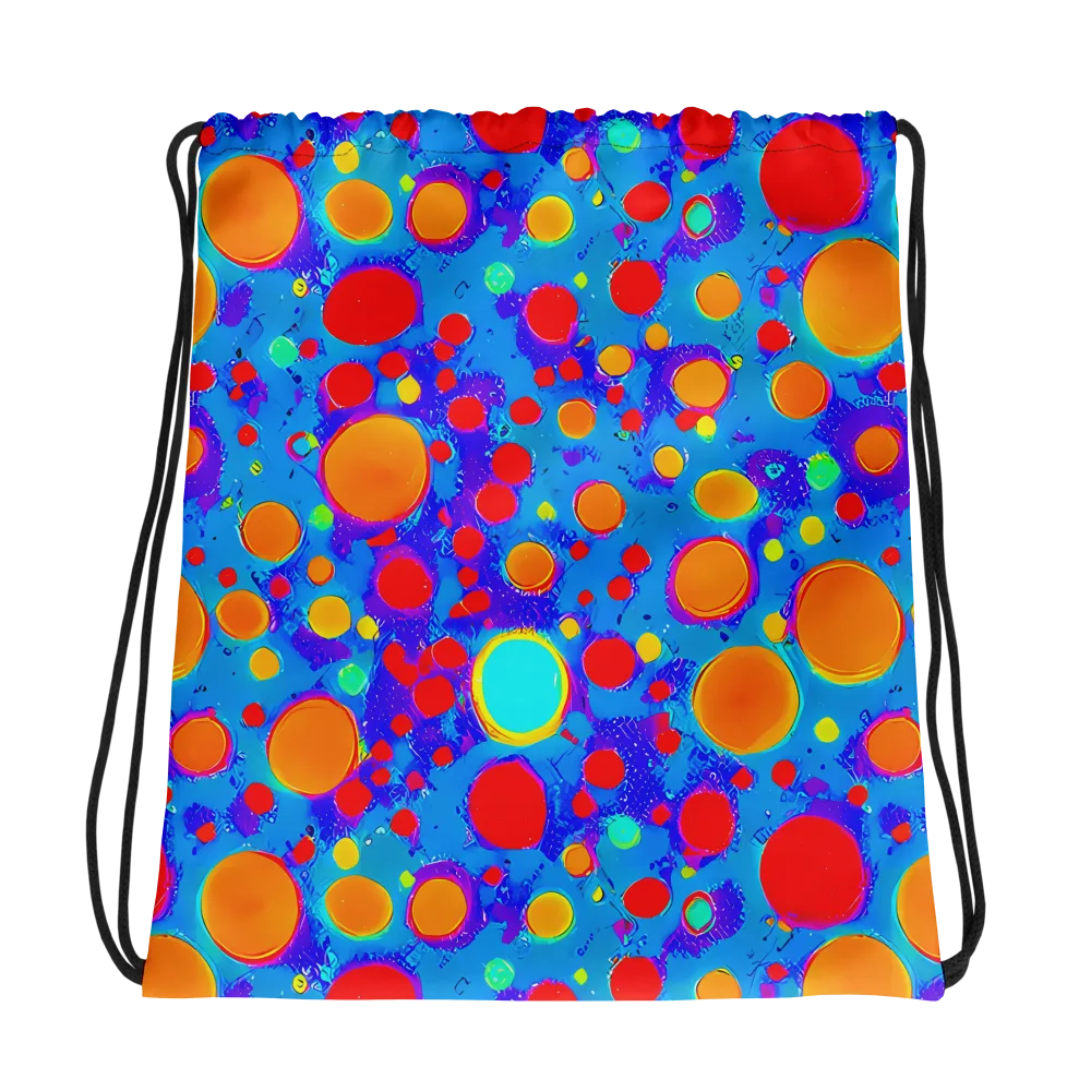 Chromatic Bubblebath on Drawstring Bag — Photo