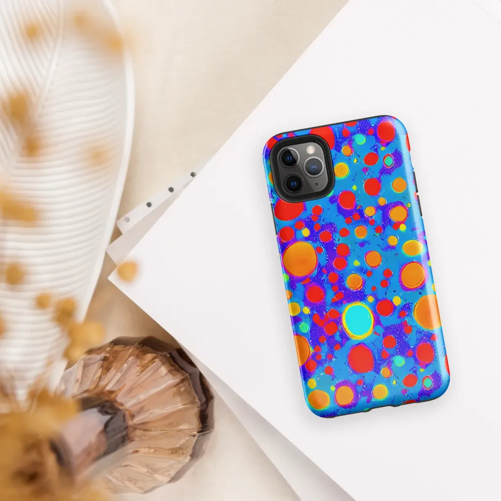 Chromatic Bubblebath on Tough Case for iPhone® — Front