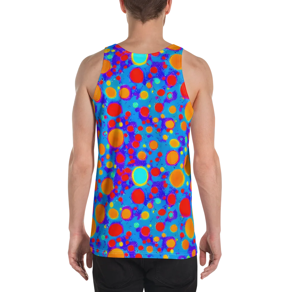 Chromatic Bubblebath on Men's Tank Top — Back