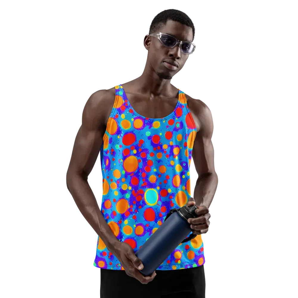 Chromatic Bubblebath on Men's Tank Top — Front