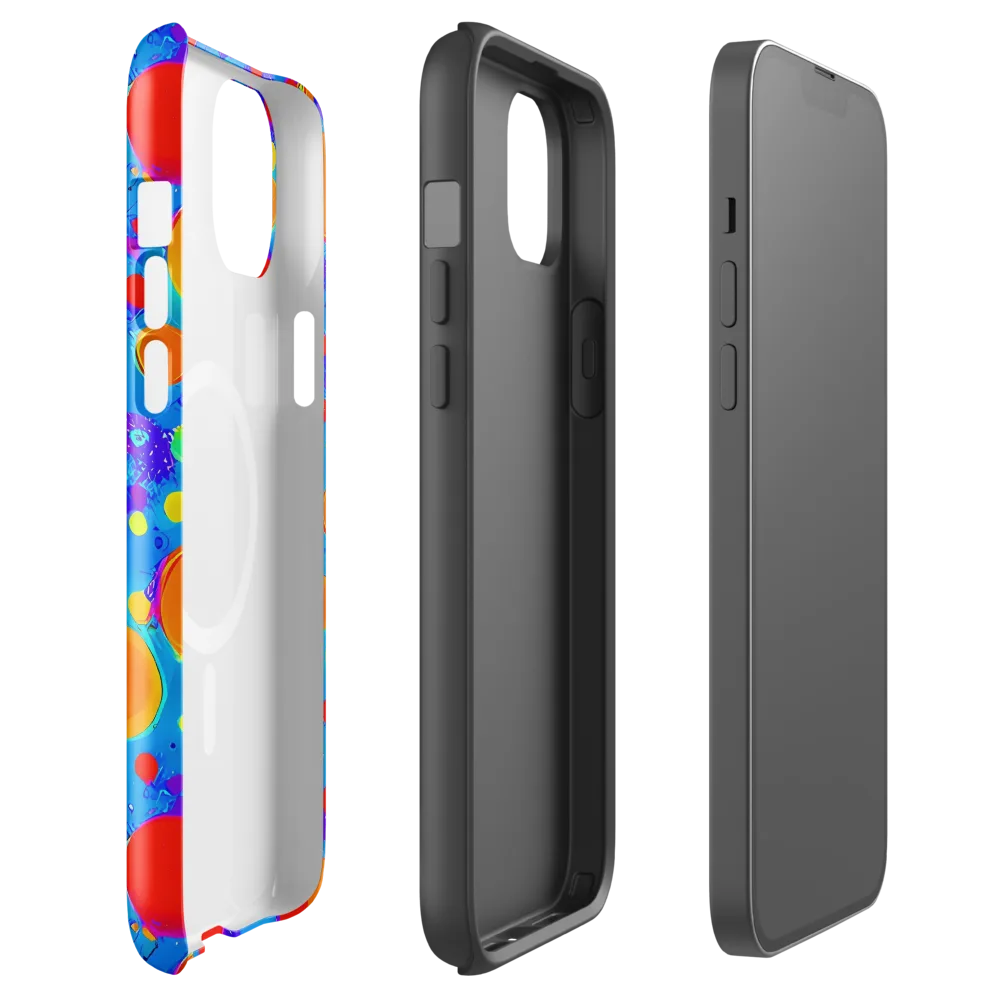 Chromatic Bubblebath on MagSafe Tough Case for iPhone® — Front