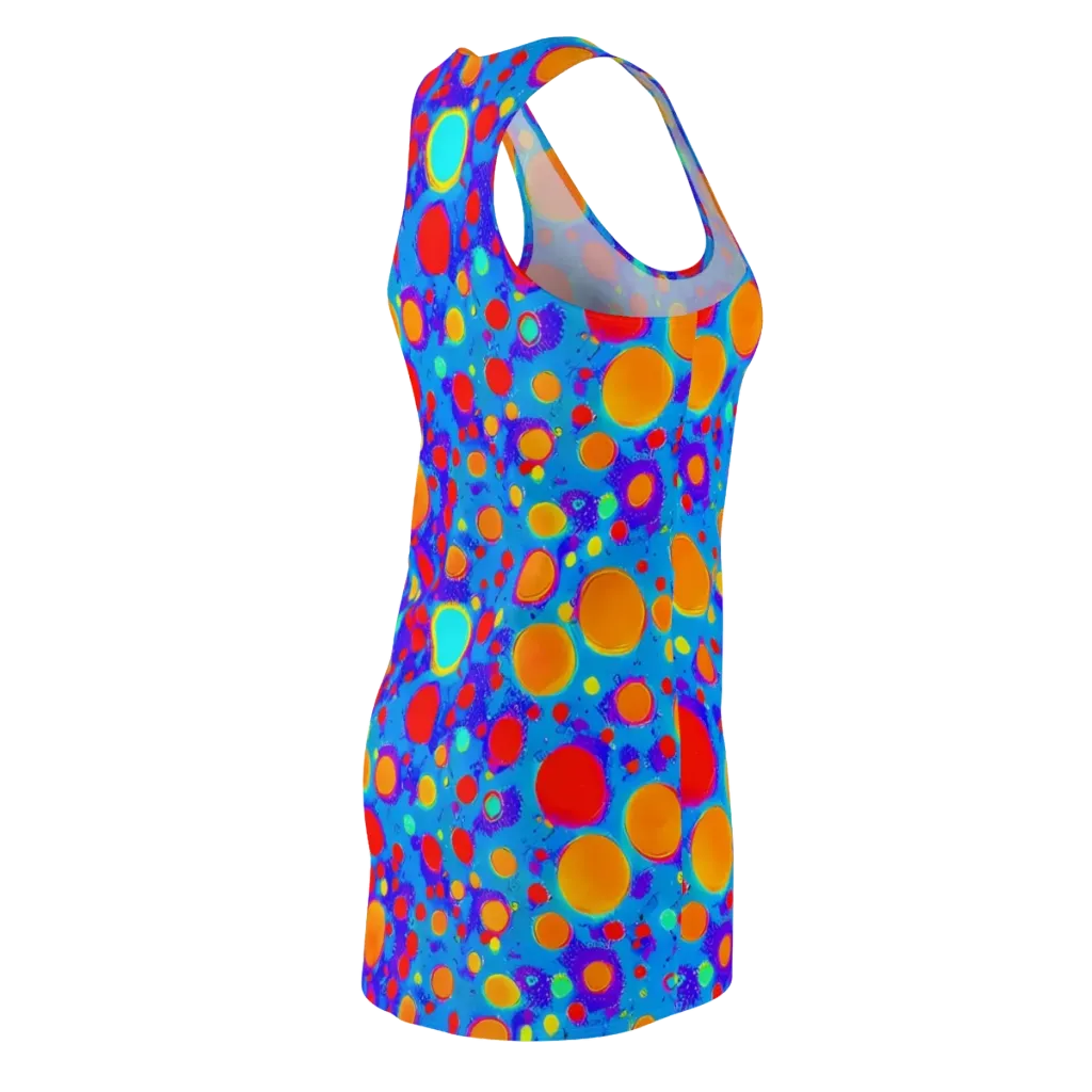 Chromatic Bubblebath on Racerback Dress — Back Side