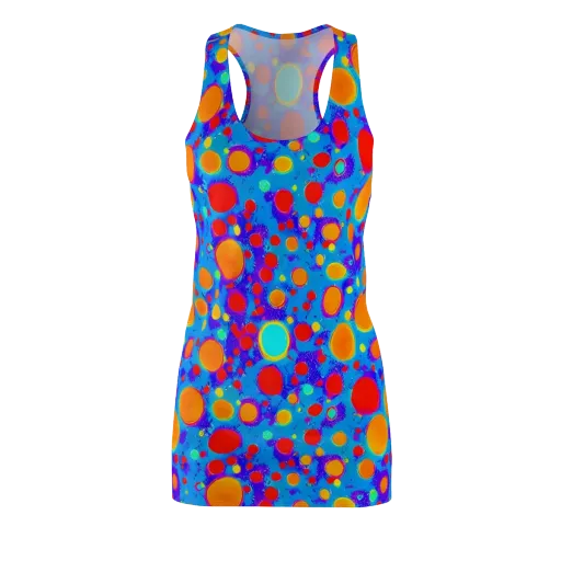 Chromatic Bubblebath on a Racerback Dress