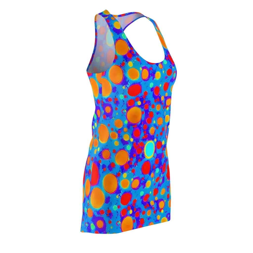 Chromatic Bubblebath on Racerback Dress — Front Side