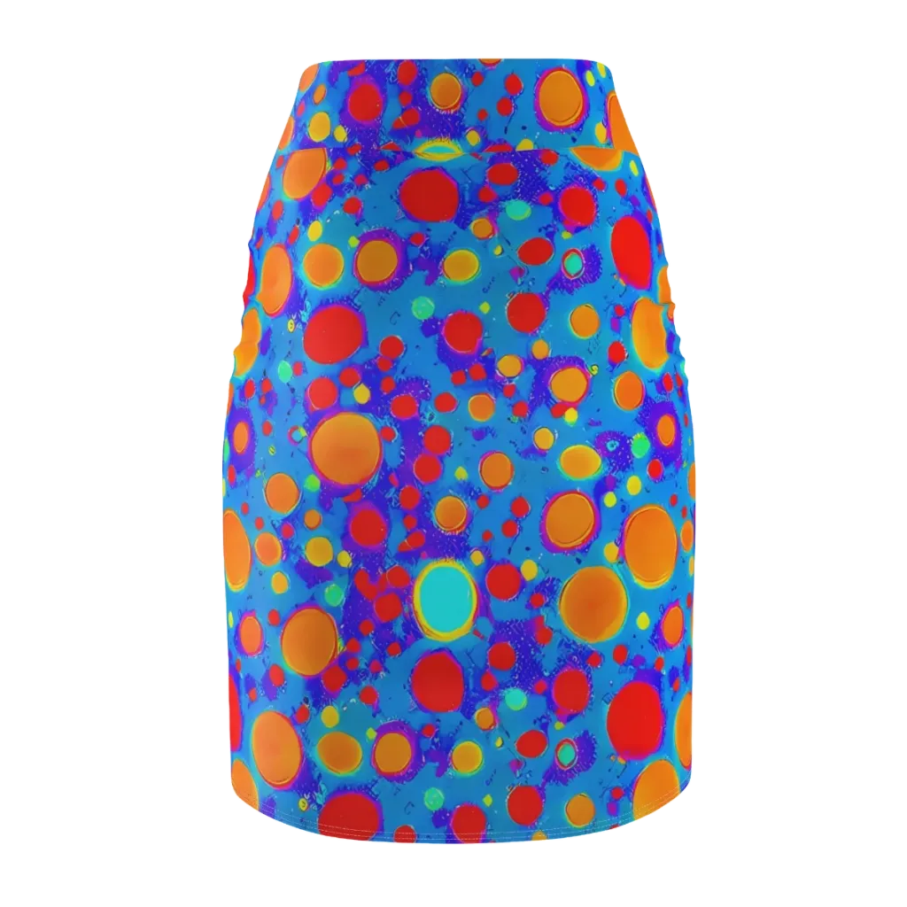 Chromatic Bubblebath on Pencil Skirt — Back