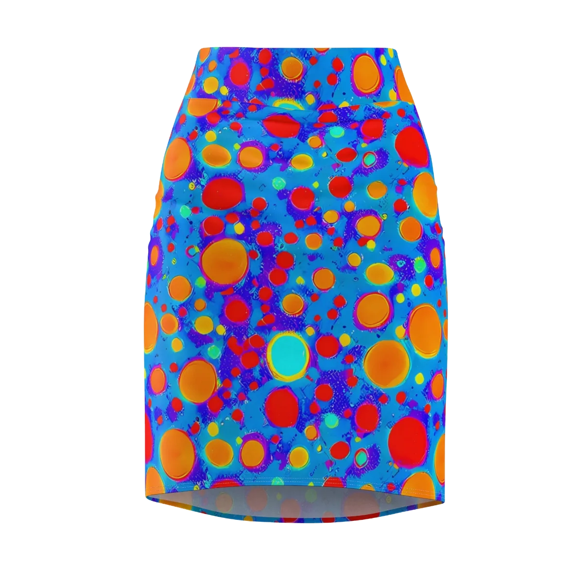 Chromatic Bubblebath on Pencil Skirt — Front