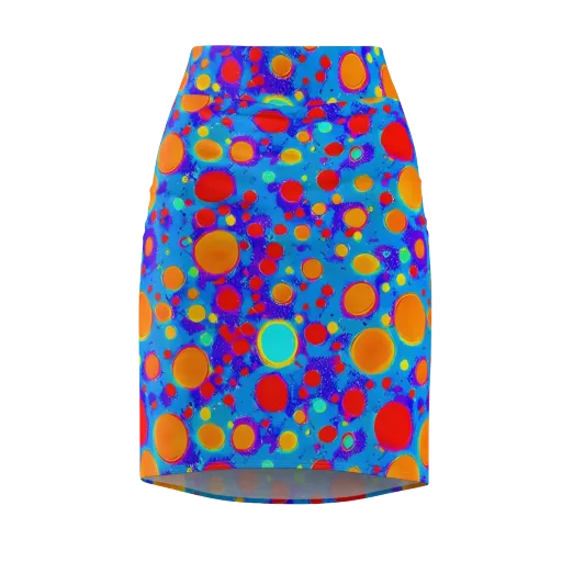 Chromatic Bubblebath on a Pencil Skirt