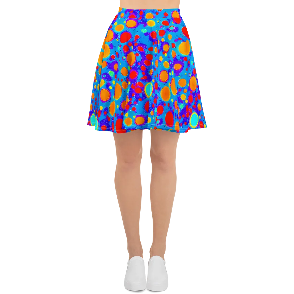 Chromatic Bubblebath on Skater Skirt — Front