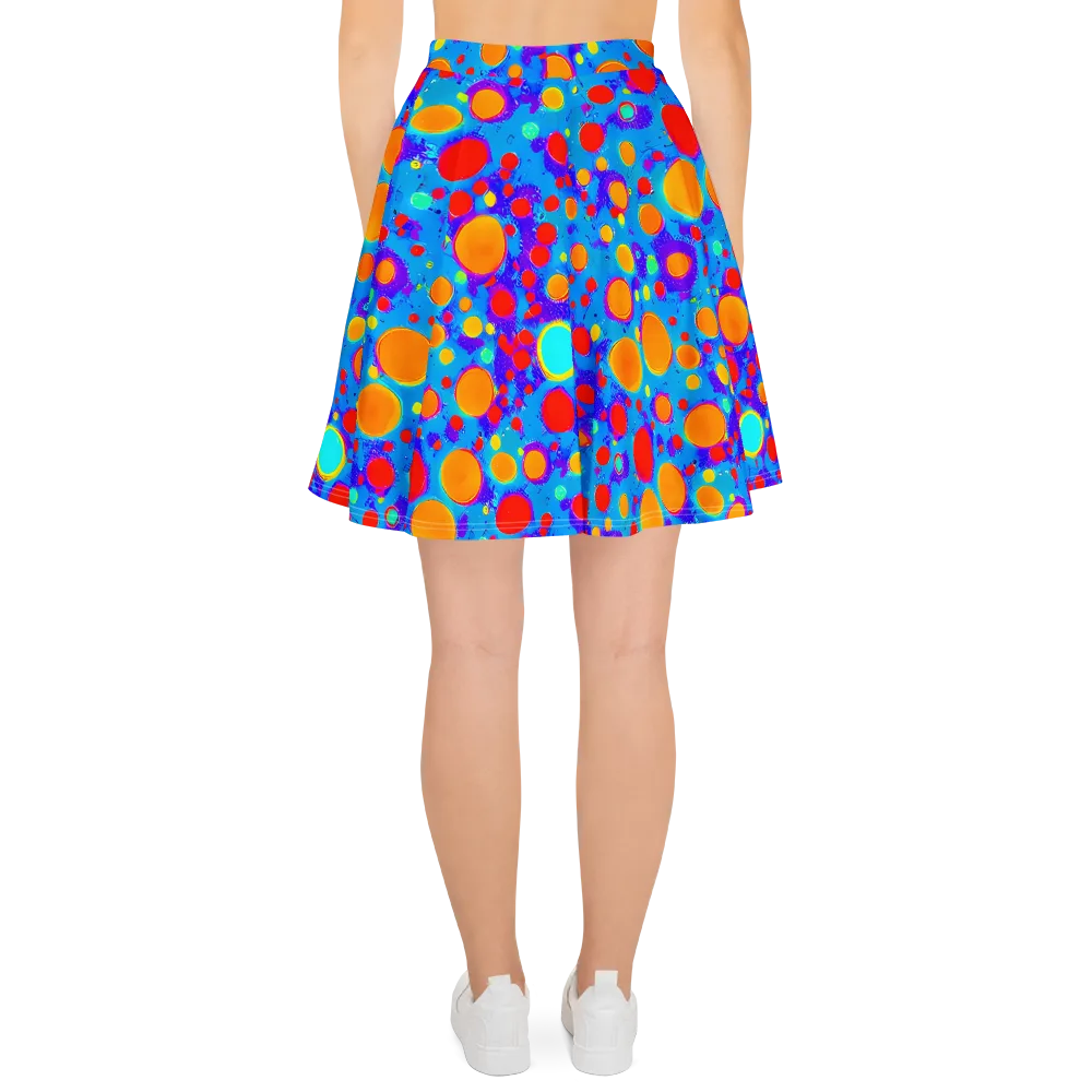 Chromatic Bubblebath on Skater Skirt — Back