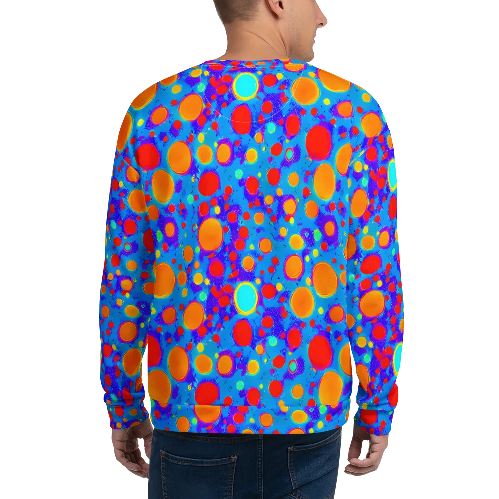 Chromatic Bubblebath on Sweatshirt — Back