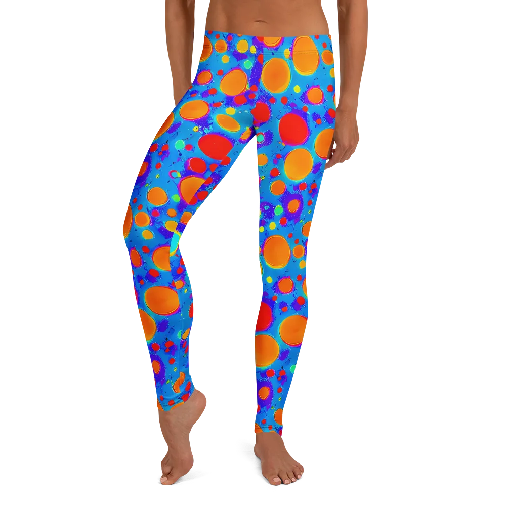 Chromatic Bubblebath on Leggings — Front