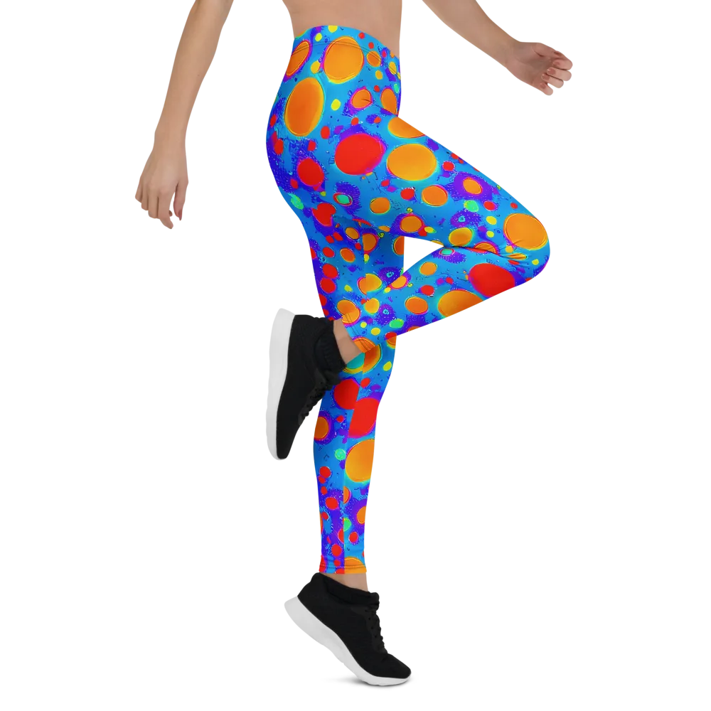 Chromatic Bubblebath on Leggings — Right