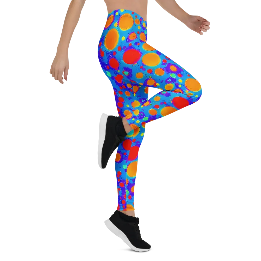 Chromatic Bubblebath on Leggings — Right