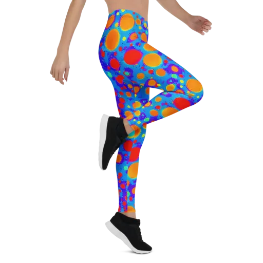 Chromatic Bubblebath on a Leggings