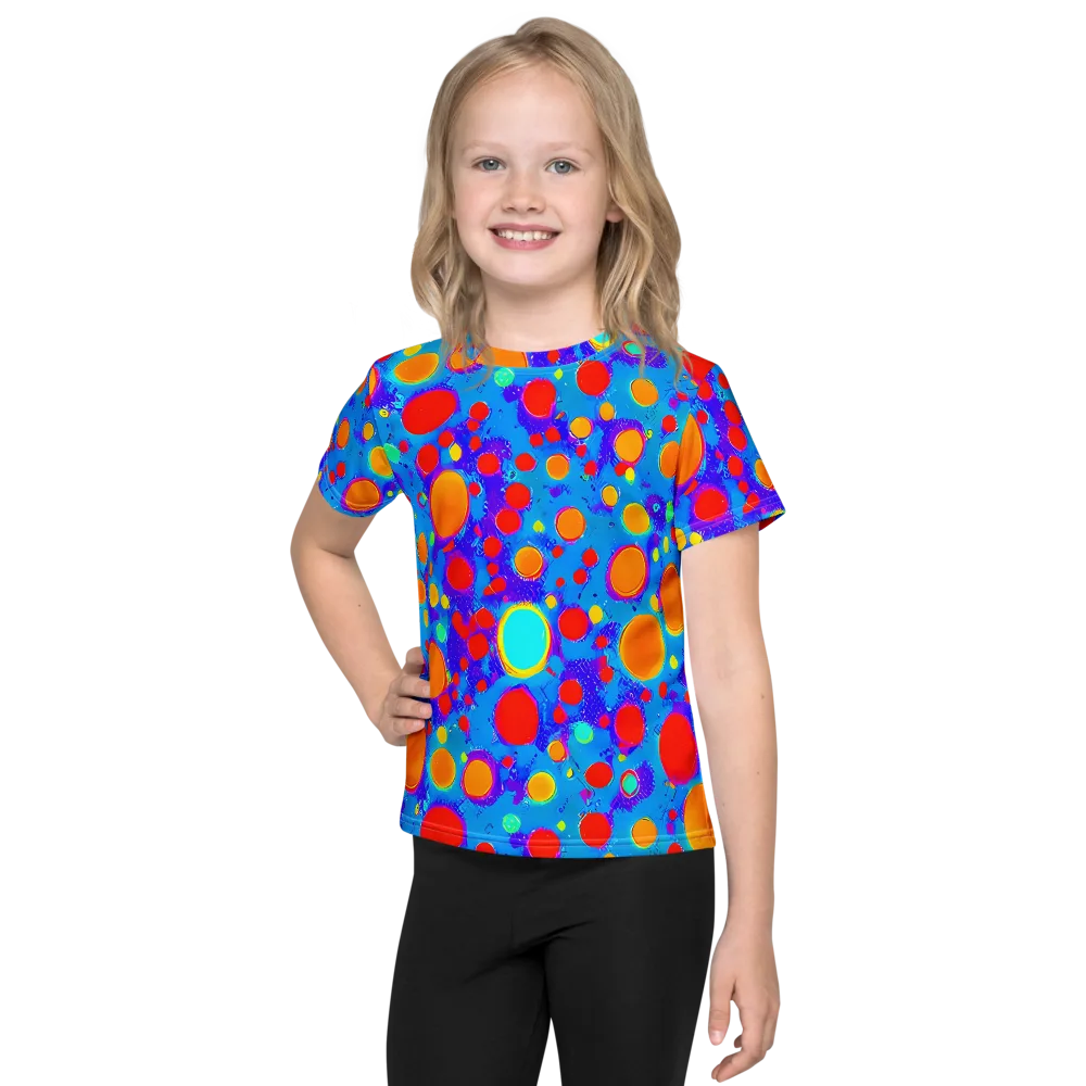 Chromatic Bubblebath on Kids Crew Neck T-Shirt — Front