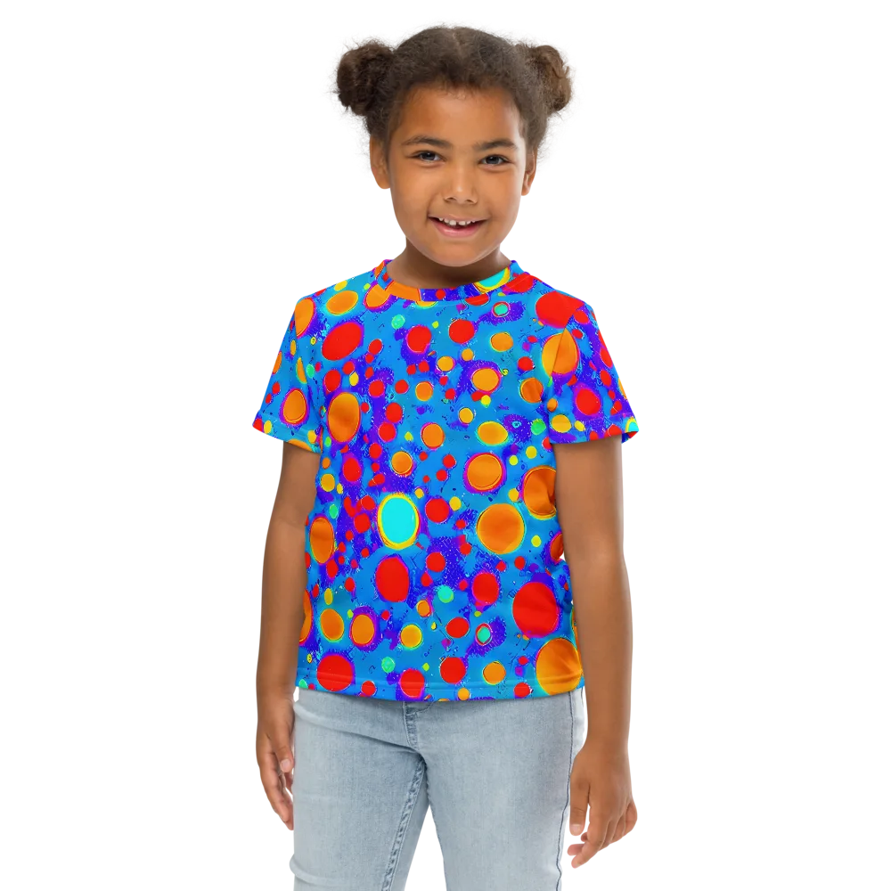 Chromatic Bubblebath on Kids Crew Neck T-Shirt — Front