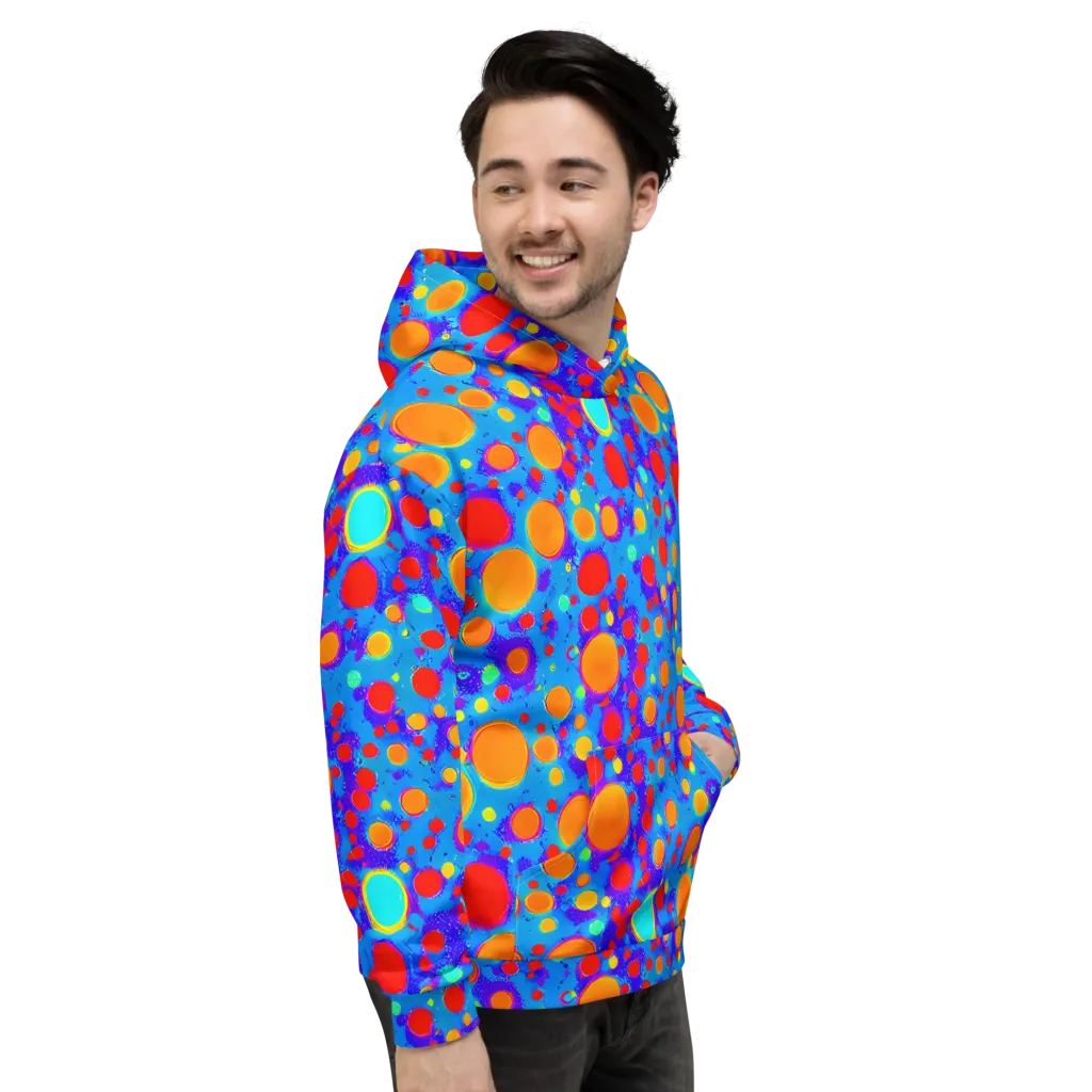 Chromatic Bubblebath on Hoodie — Right