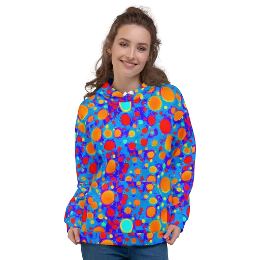 Chromatic Bubblebath on a Hoodie