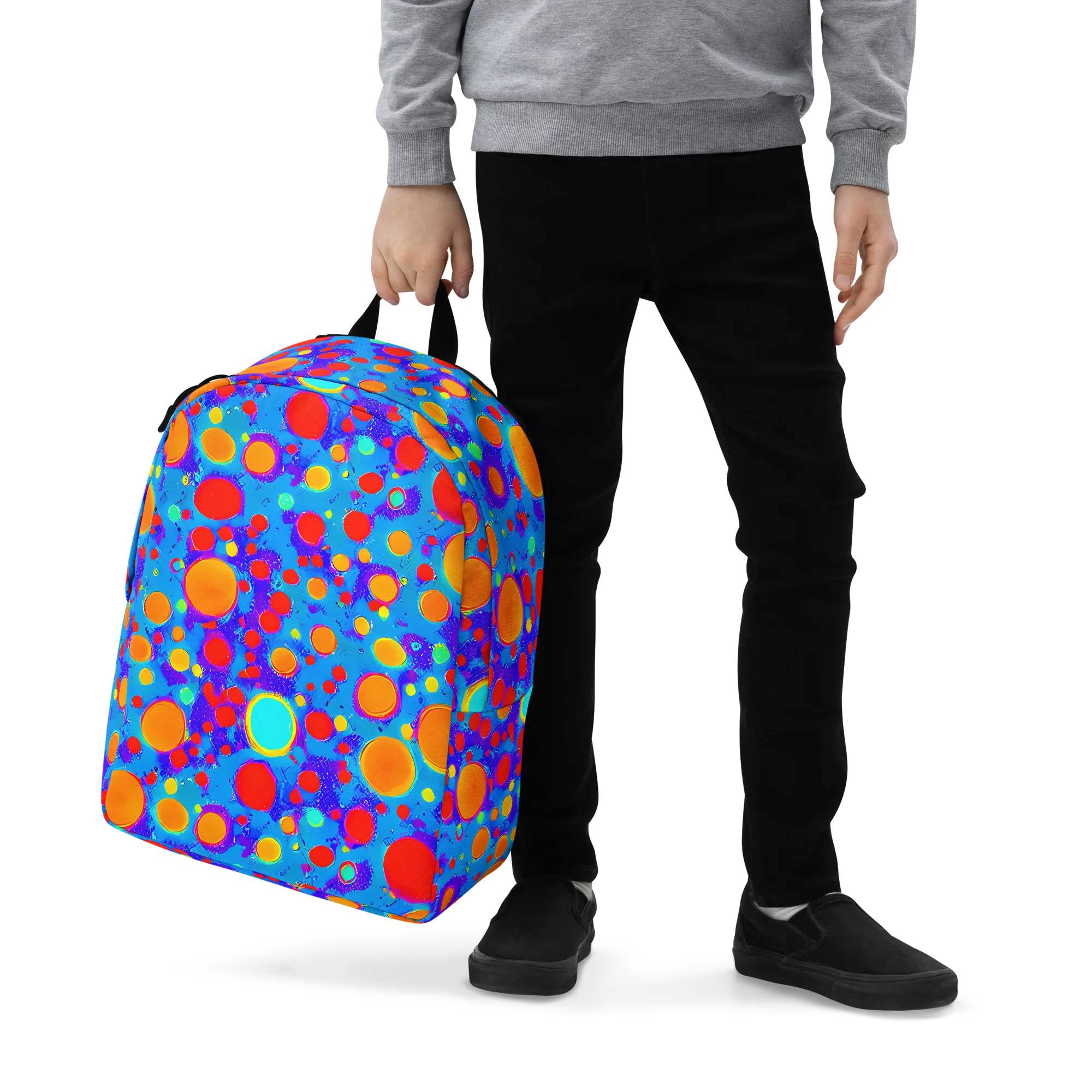 Chromatic Bubblebath on Minimalist Backpack — Zoomed-in
