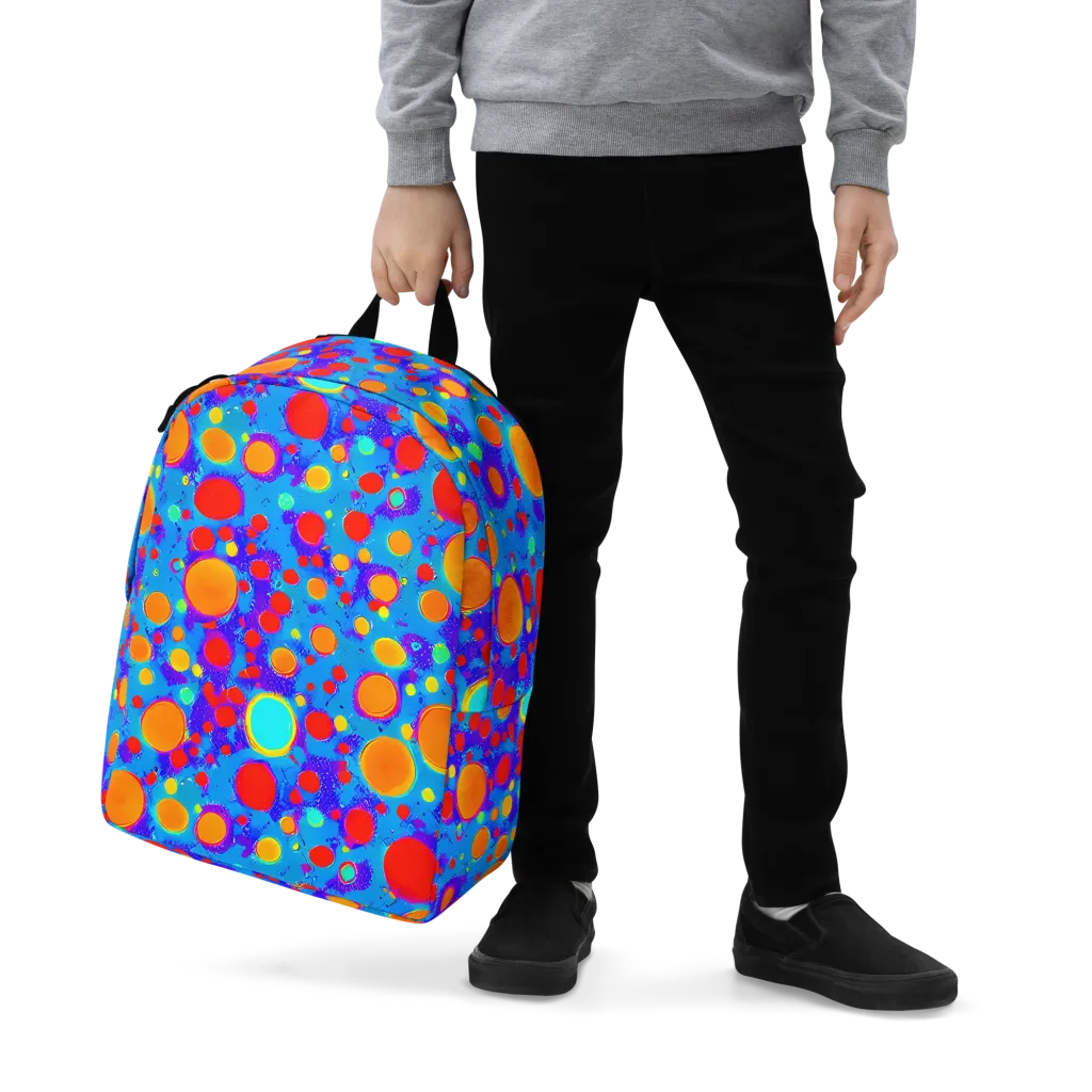 Chromatic Bubblebath on Minimalist Backpack — Zoomed-in