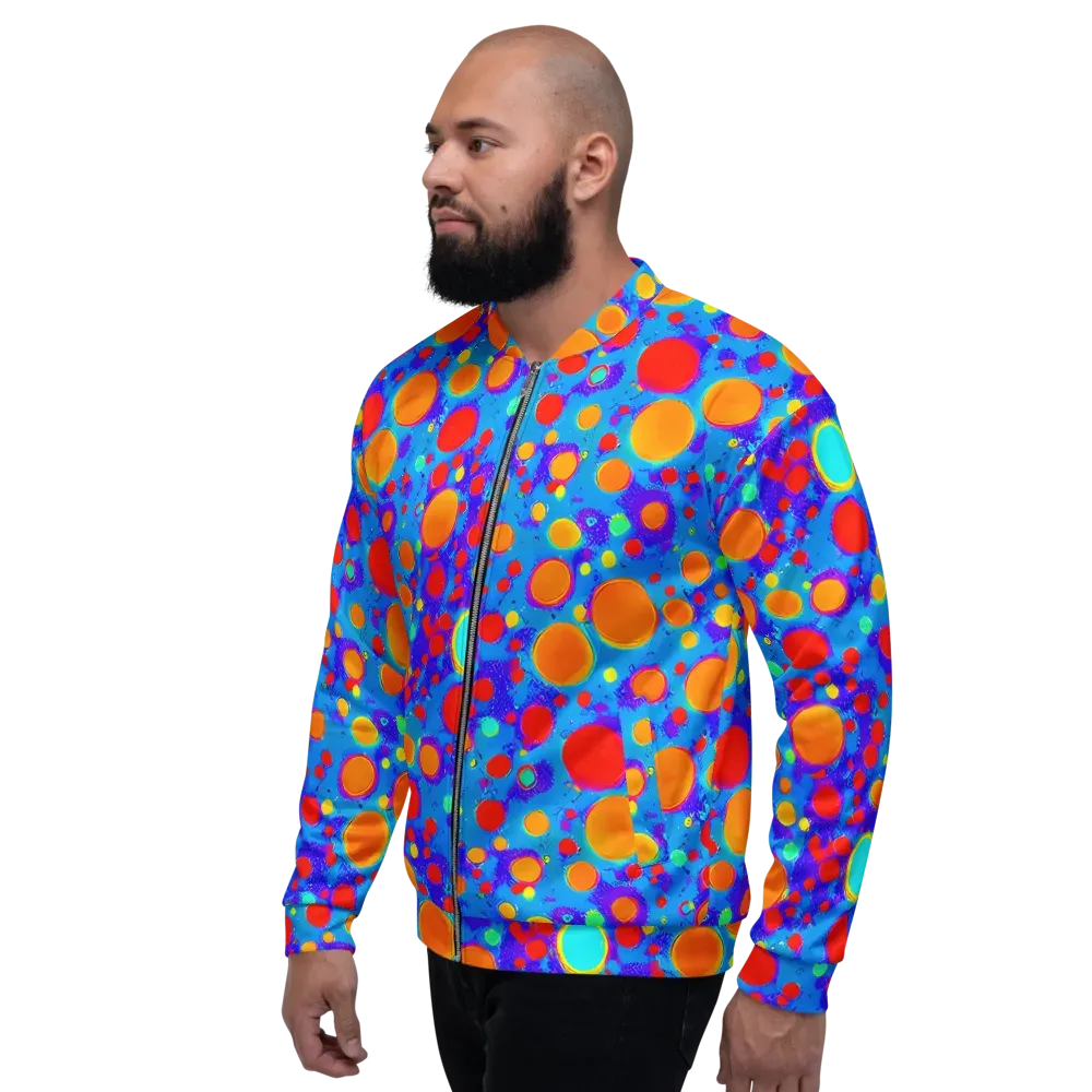 Chromatic Bubblebath on Bomber Jacket — Left