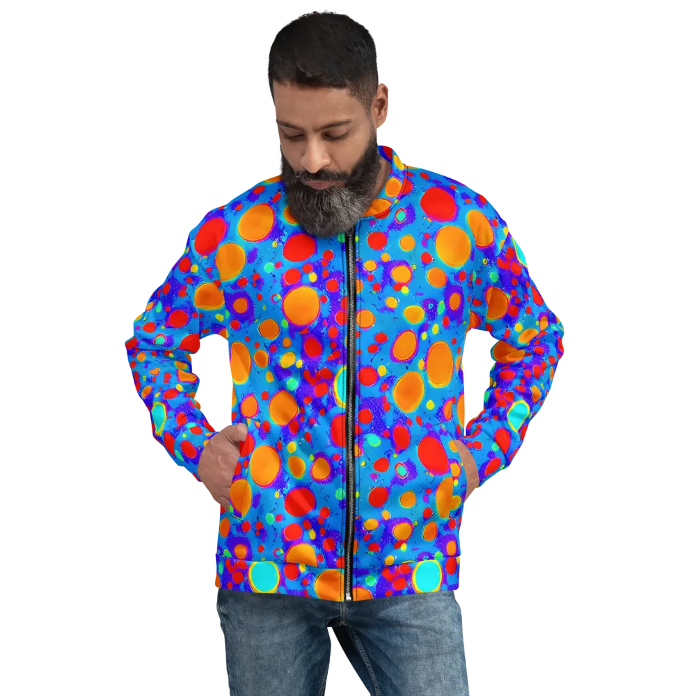 Chromatic Bubblebath on Bomber Jacket — Front