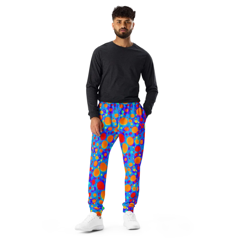 Chromatic Bubblebath on Men's Joggers — Front