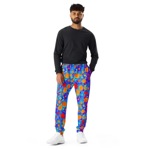 Chromatic Bubblebath on a Men's Joggers