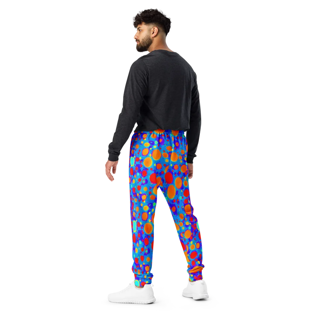 Chromatic Bubblebath on Men's Joggers — Back
