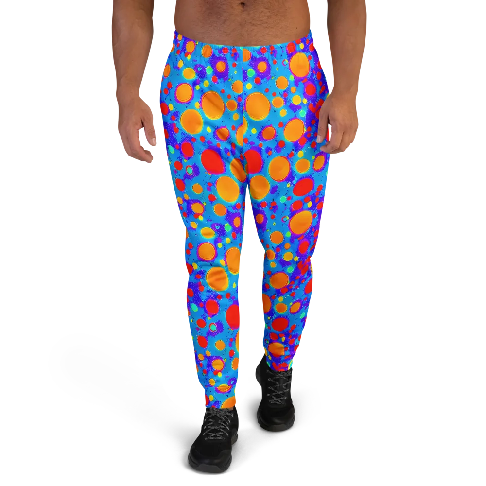 Chromatic Bubblebath on Men's Joggers — Front