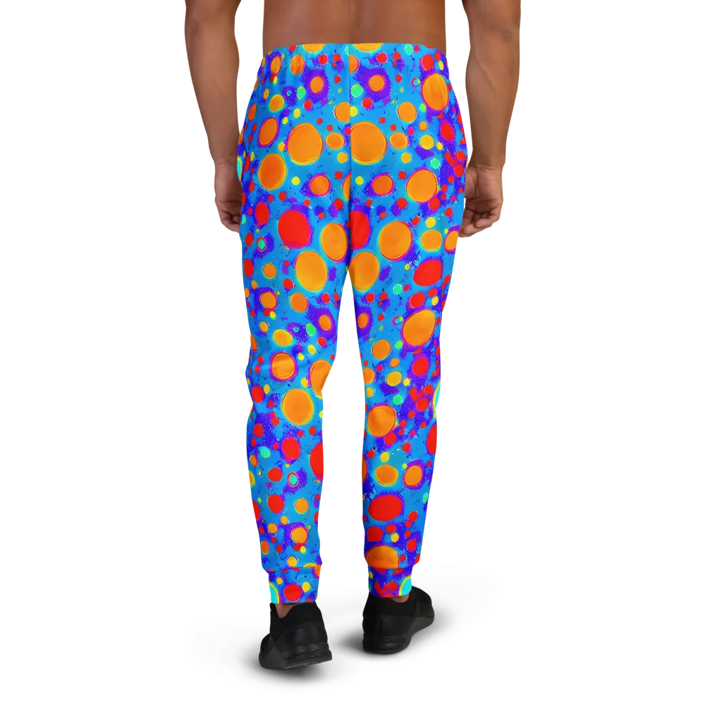 Chromatic Bubblebath on Men's Joggers — Back