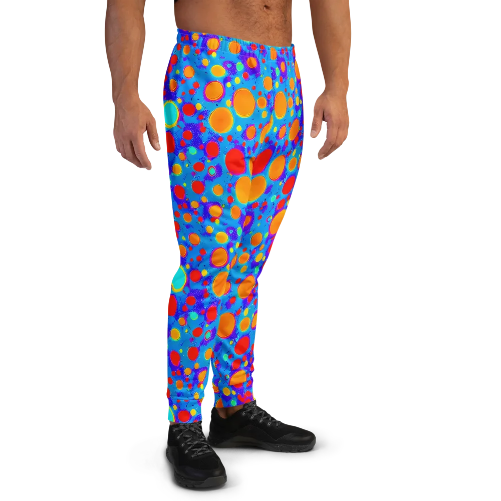 Chromatic Bubblebath on Men's Joggers — Right