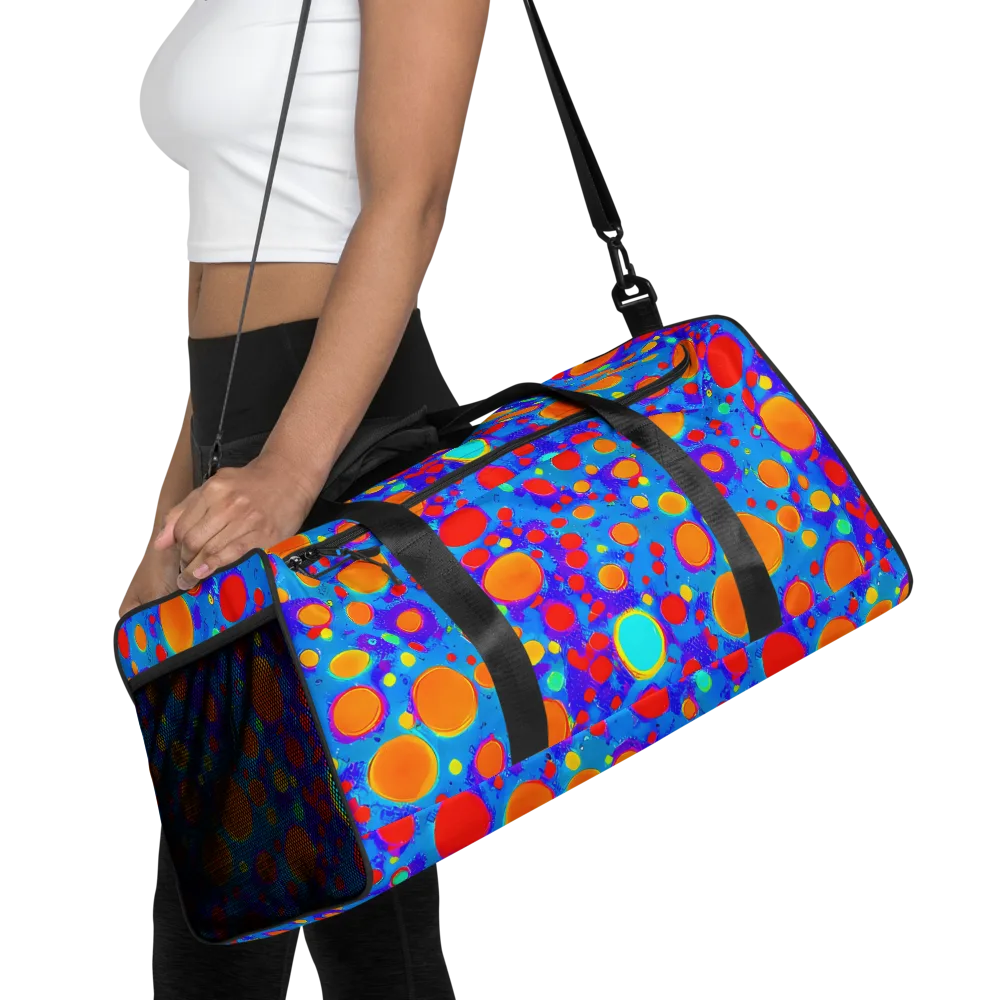 Chromatic Bubblebath on Duffle Bag — Front