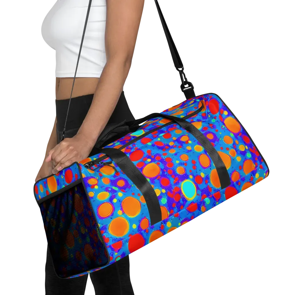 Chromatic Bubblebath on Duffle Bag — Front