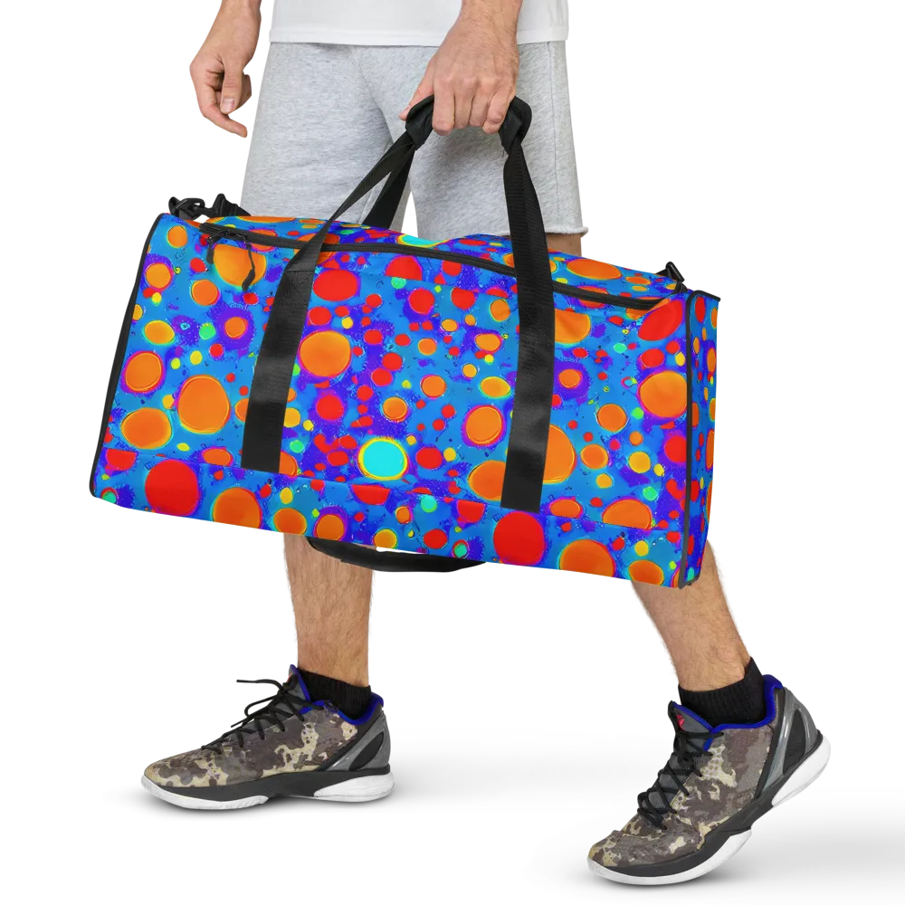 Chromatic Bubblebath on Duffle Bag — Front