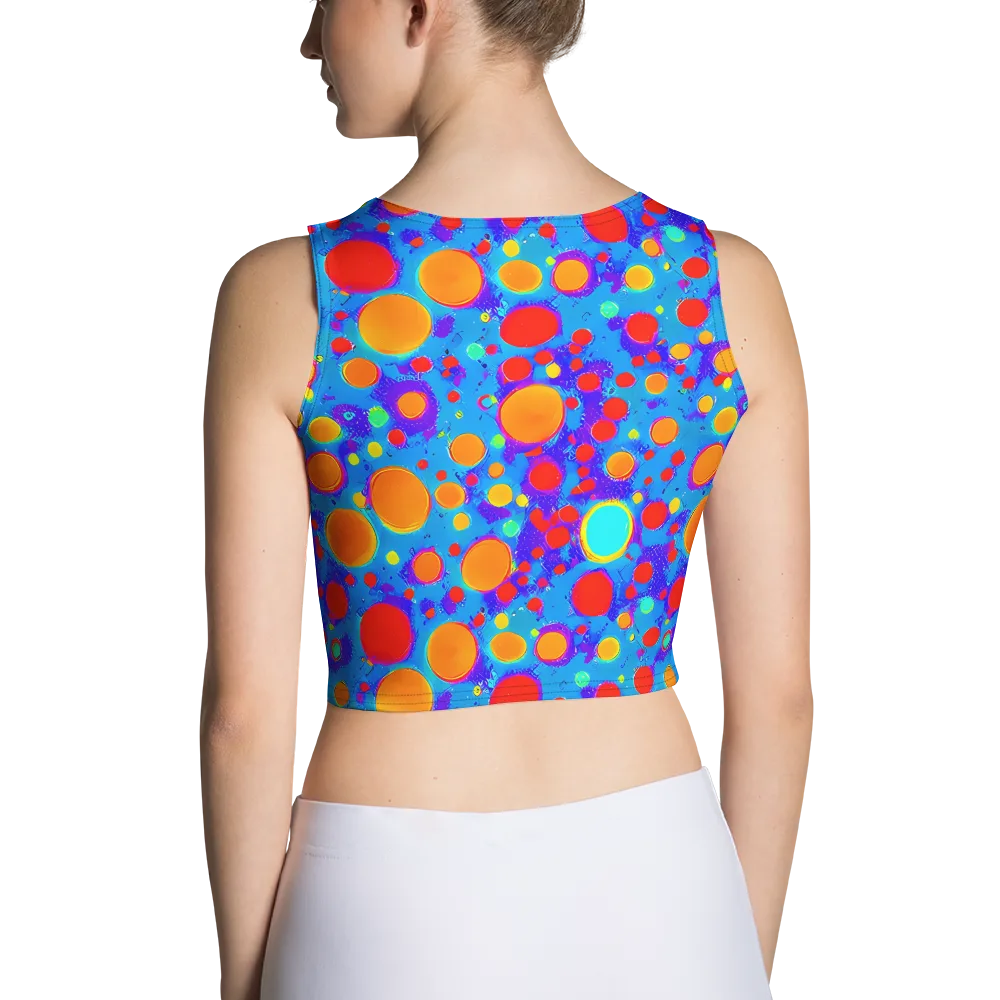 Chromatic Bubblebath on Crop Top — Back