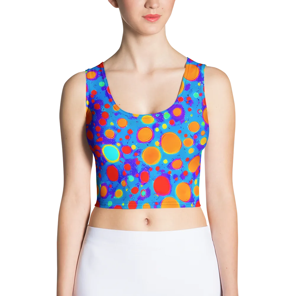 Chromatic Bubblebath on Crop Top — Front