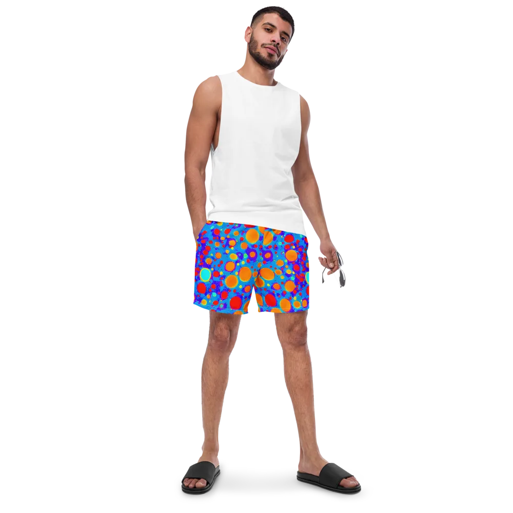 Chromatic Bubblebath on Swim Trunks — Front