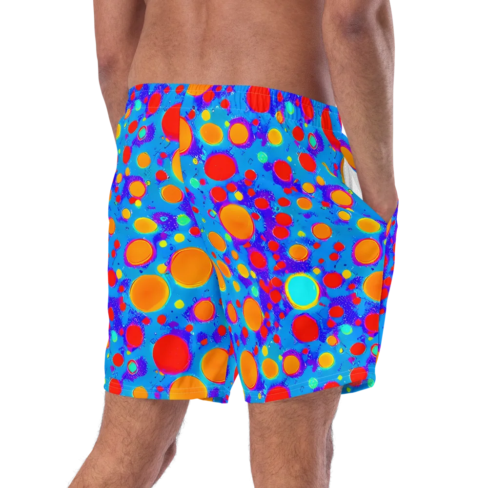Chromatic Bubblebath on Swim Trunks — Right Back