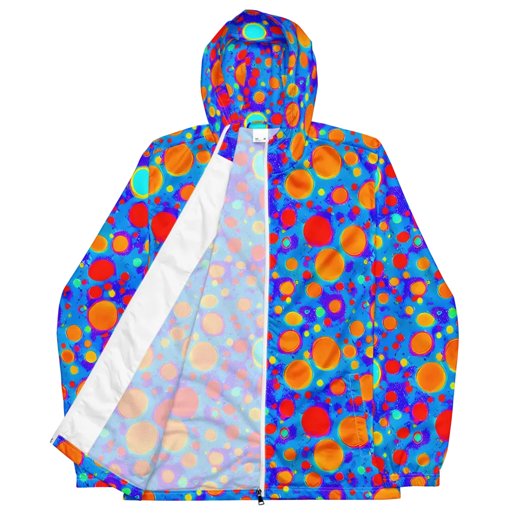 Chromatic Bubblebath on Men's Windbreaker — Front