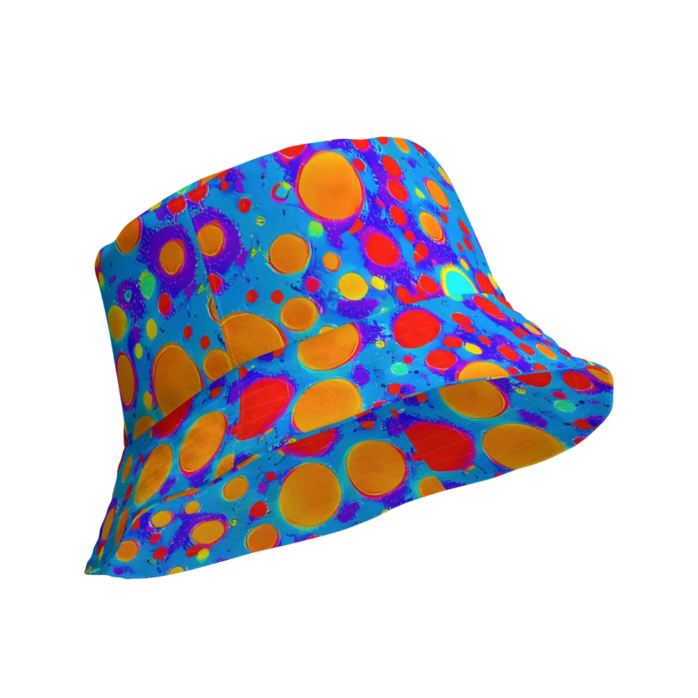 Chromatic Bubblebath on Reversible Bucket Hat — Product details Outside