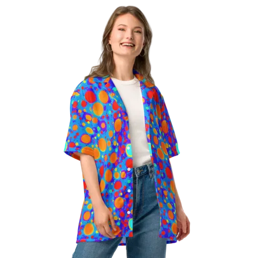Chromatic Bubblebath on a Button Shirt