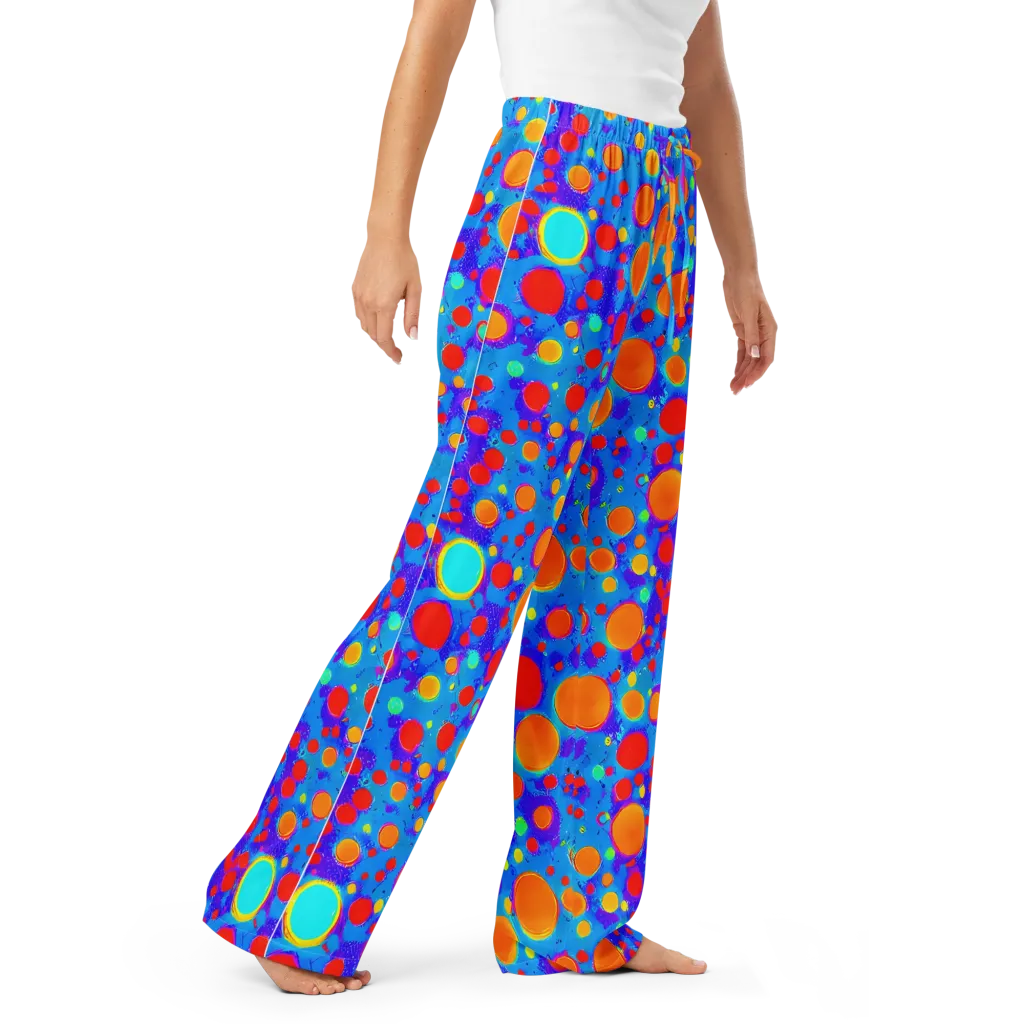 Chromatic Bubblebath on Women's Pajama Pants — Right Front