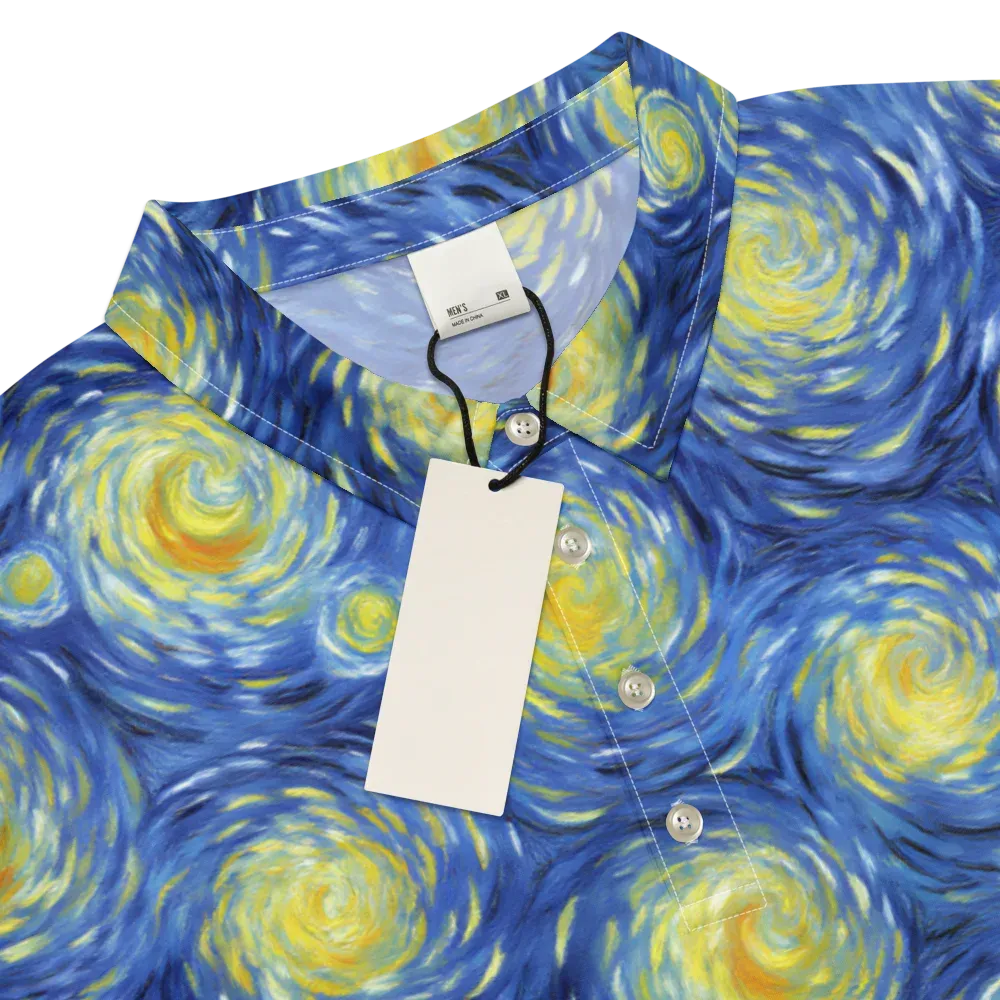 Celestial Whirl on Men's Slim Fit Polo Shirt — Product details