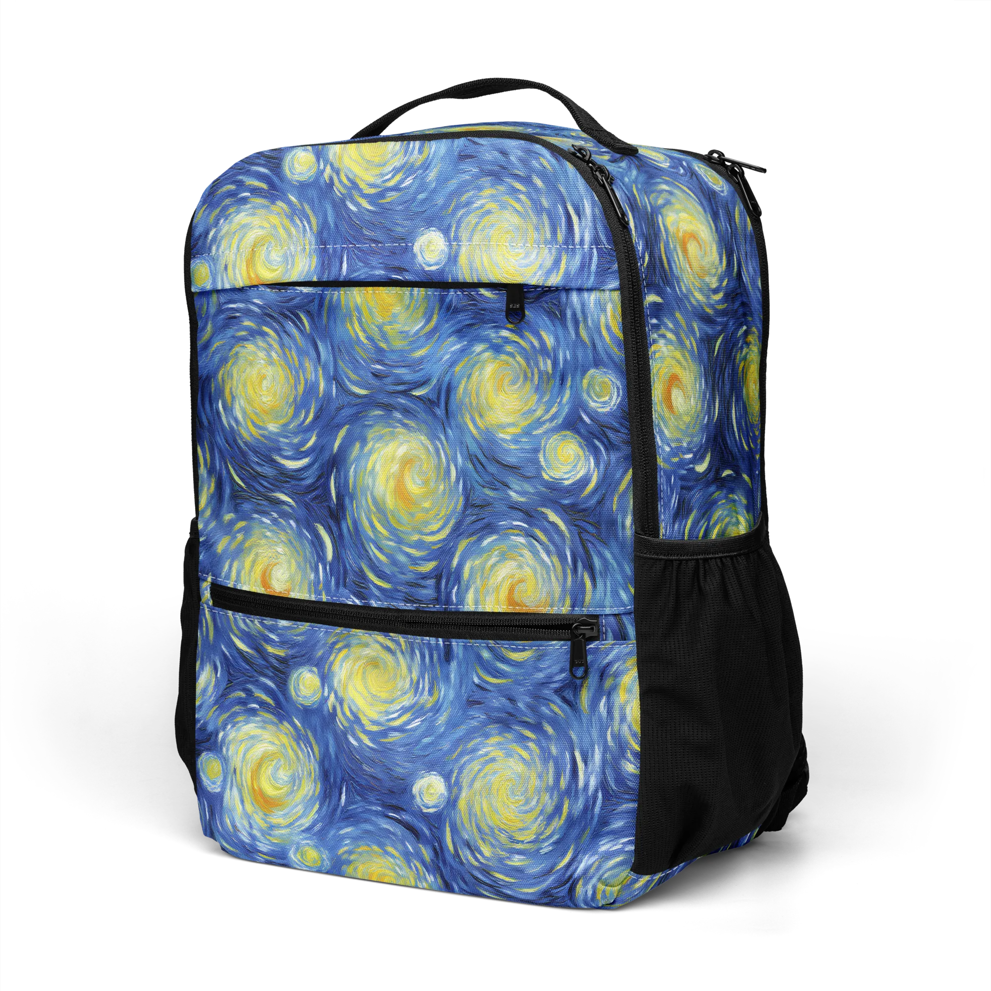 Celestial Whirl on Utility Backpack — Left Front