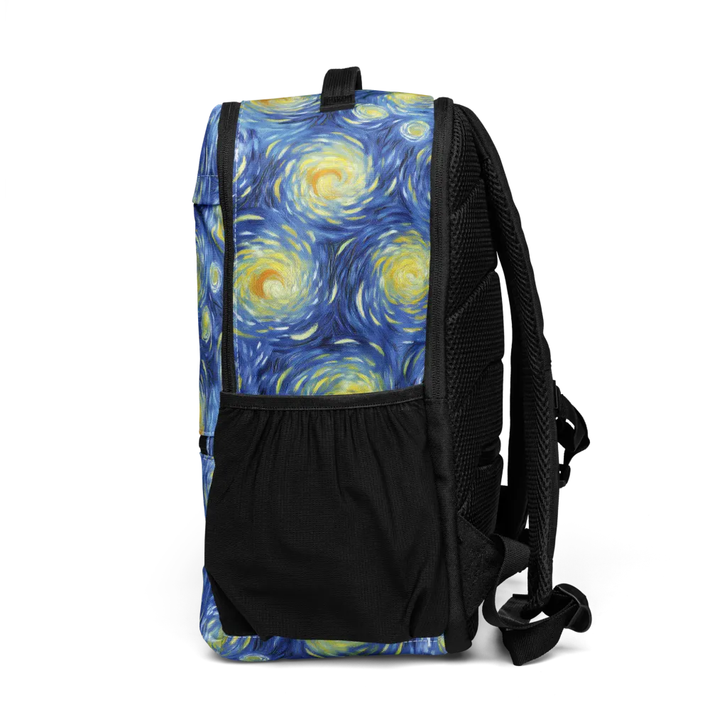 Celestial Whirl on Utility Backpack — Left