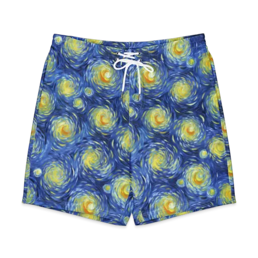 Celestial Whirl on a Men's Board Shorts